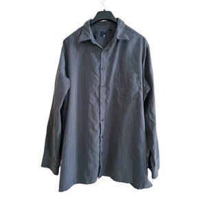 Men's J. Ferrar Dress Shirt 2XLT/2XLG Gray #75670